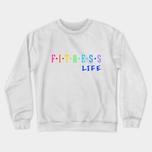 Fitness life style.Fitness training.Healthy life. Crewneck Sweatshirt